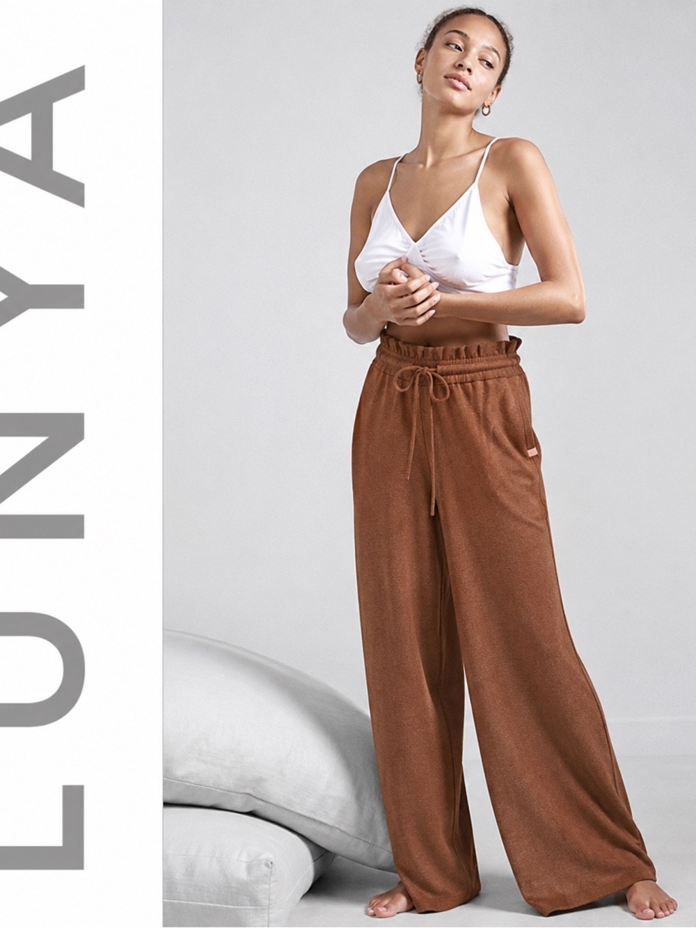 Lunya Cozy Cotton Silk Relaxed Pant